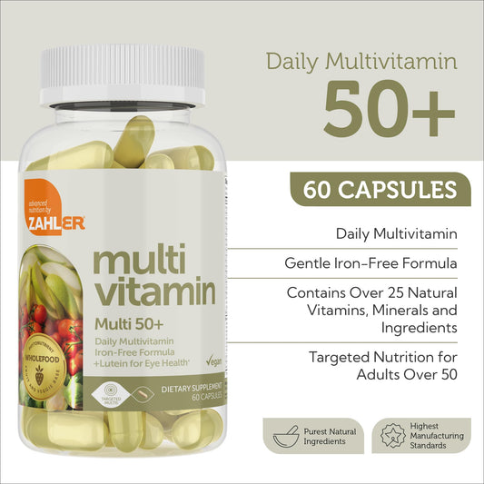 Detalles del producto Zahler Multivitamin 50+