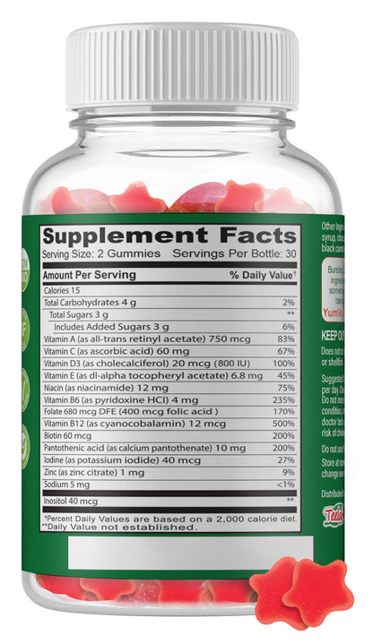 Detalles de suplemento Yum-V's Multivitamínico en jalea