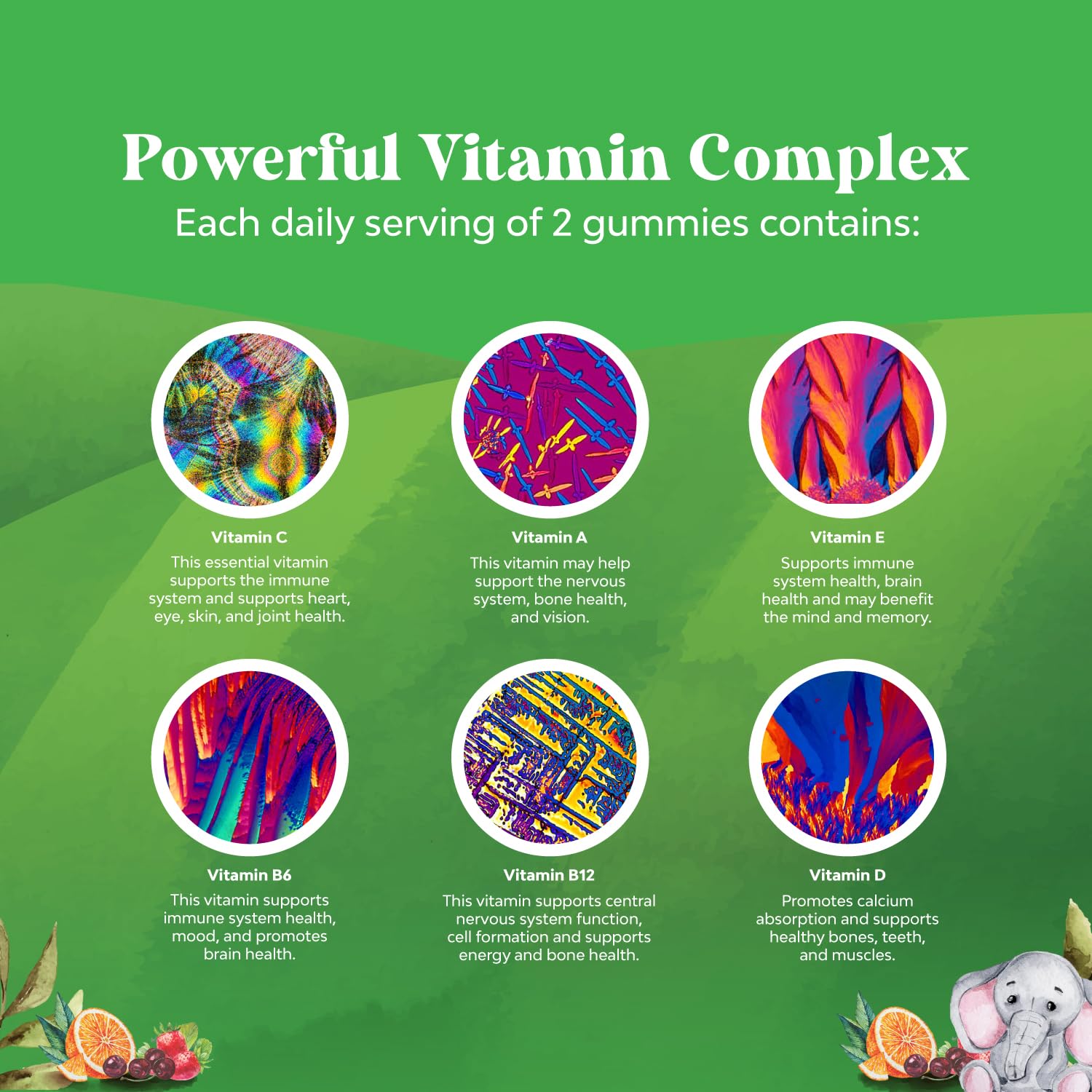 DHA omega 3 gomitas Natures Craft para niños visión y cerebro