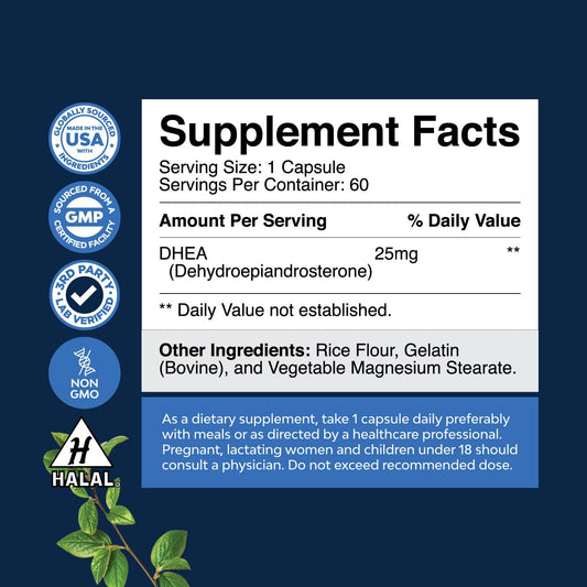 DHEA y gummies Vitamina D3 Natures Craft lado 1