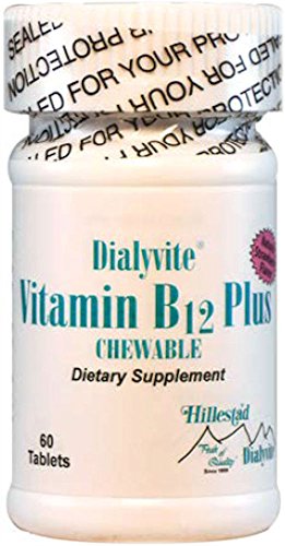 Dialyvite vitamina B12 plus masticable 60 obleas