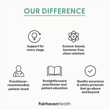Diferencia de Fairhaven Health en suplementos nutricionales