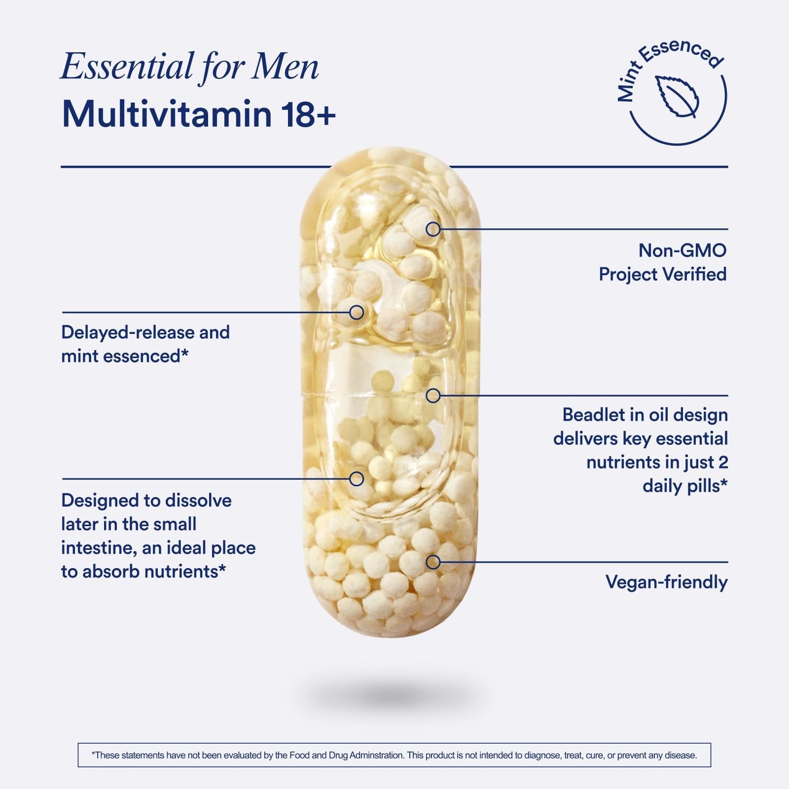 Diseño de cápsula inteligente de multivitamínico Ritual