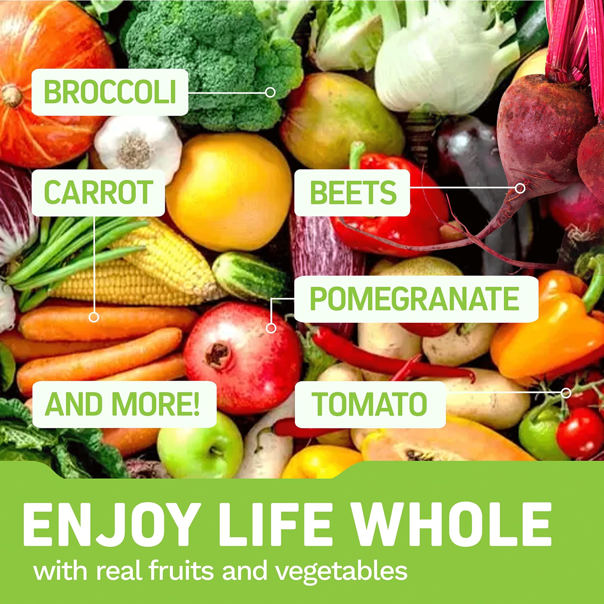 Disfruta vida saludable con multivitamínico Herbtonics