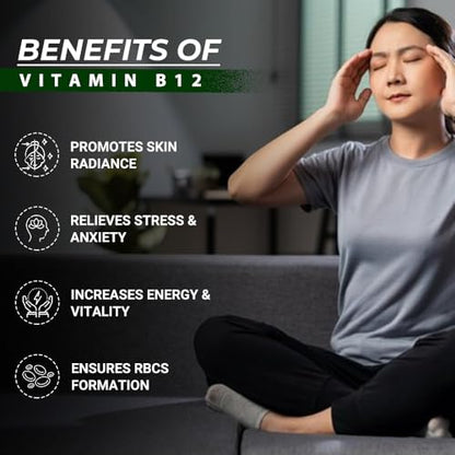 Divya Himalayan cápsulas B12 para metabolismo y salud nerviosa