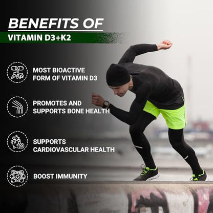 Divya Himalayan suplemento natural vitamina d3 k2 para salud
