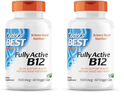 Doctor's BEST vitamina b12 metilcobalamina paquete doble 60 unidades