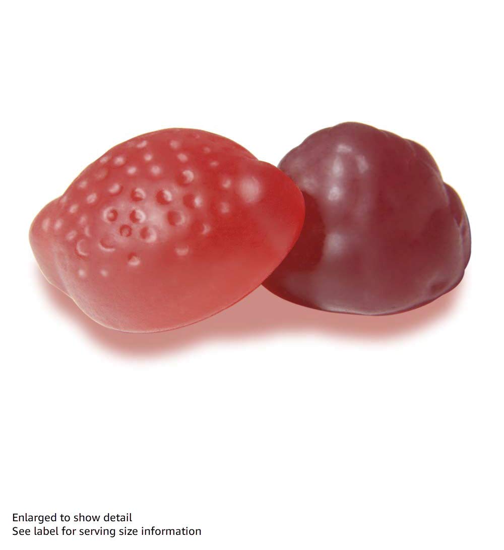 dos gomas multivitamínicas de frutas rojas solimo