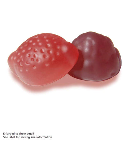 dos gomas multivitamínicas de frutas rojas solimo