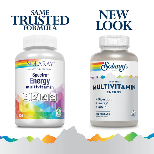 Dos versiones de multivitamínico Solaray