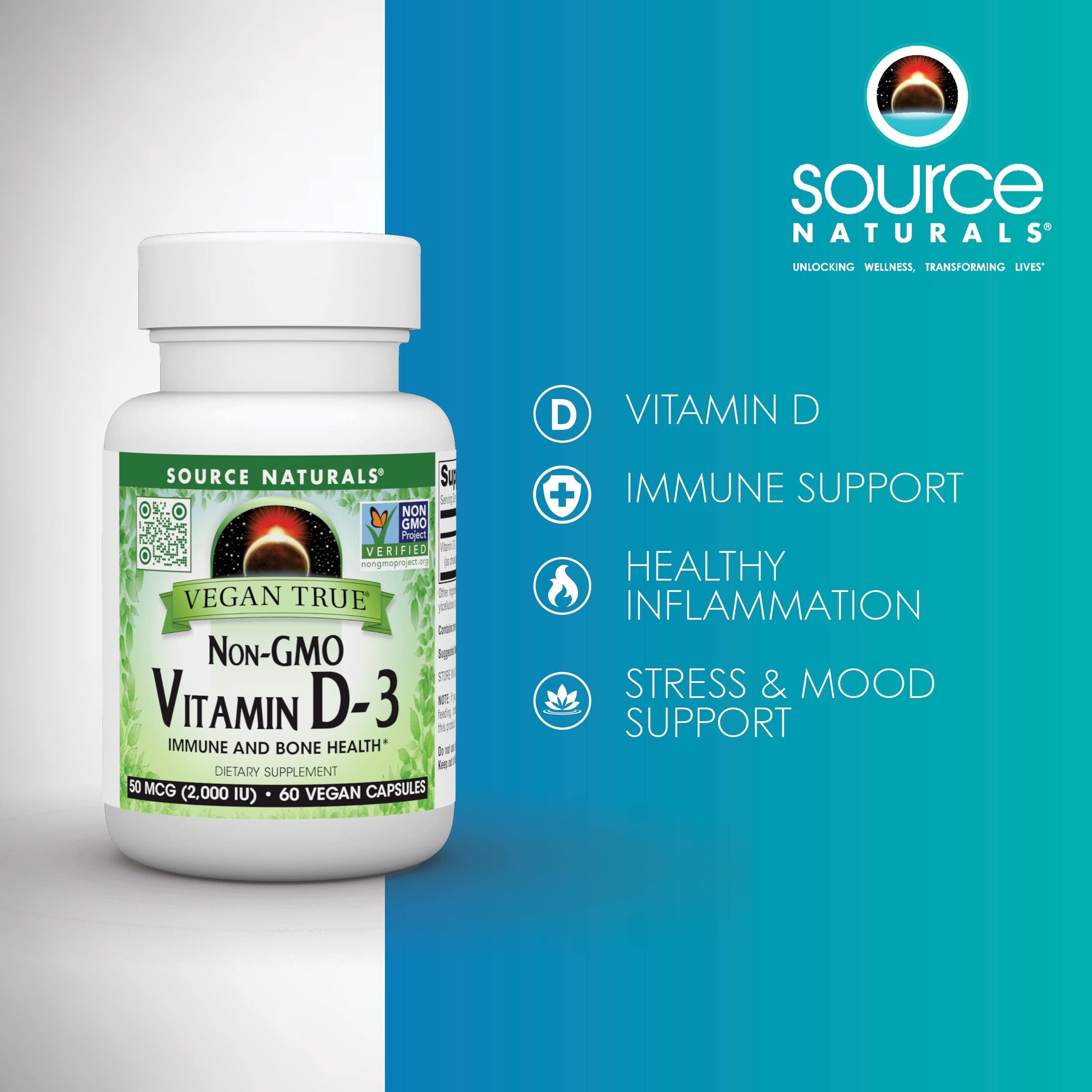 Dose alta vitamina d3 2000 ui Source Naturals