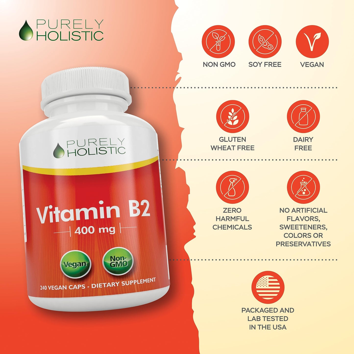 Dosificación de cápsulas vitamina b2 y magnesio