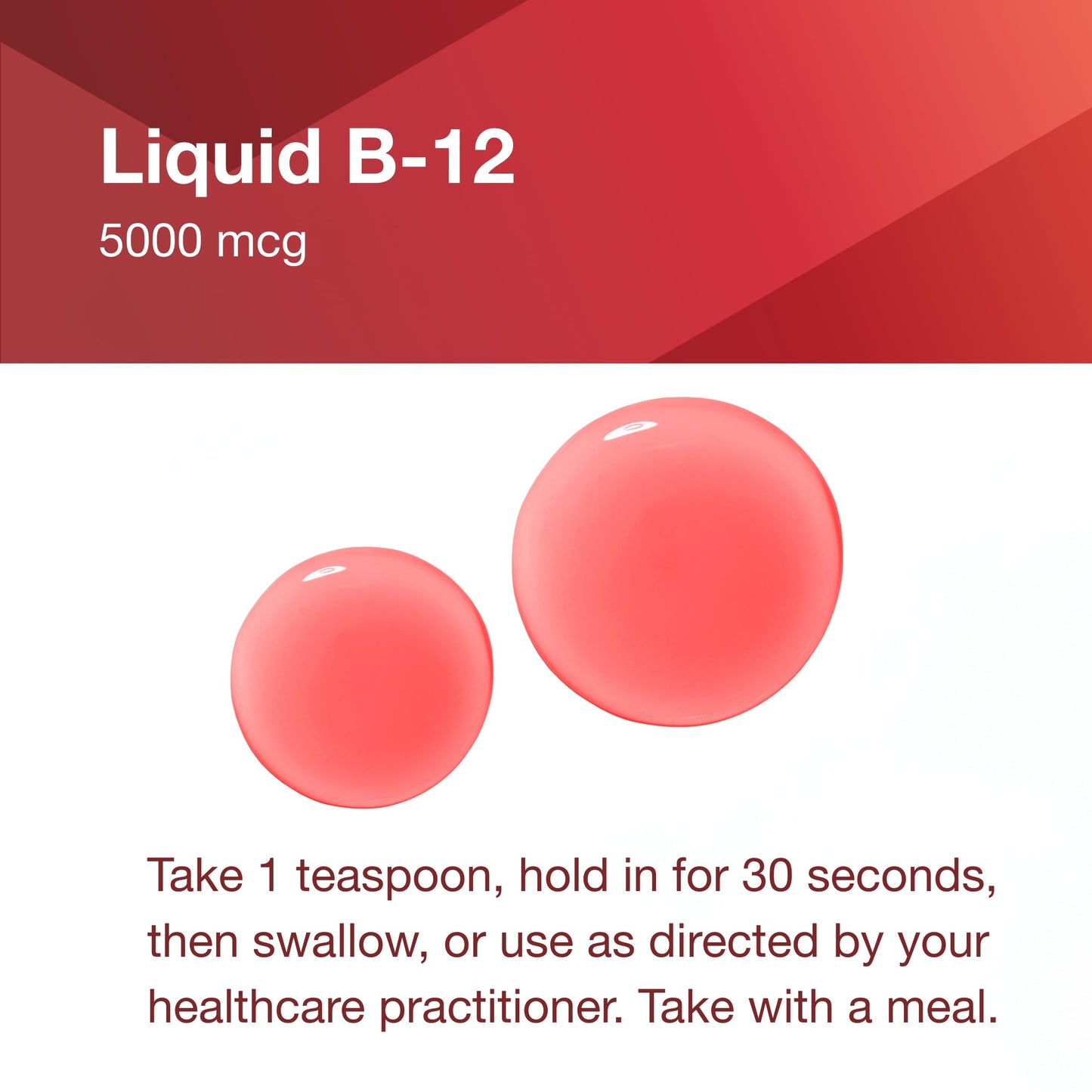 Dosificación PROTOCOL FOR LIFE BALANCE B-12 líquida 5000mcg