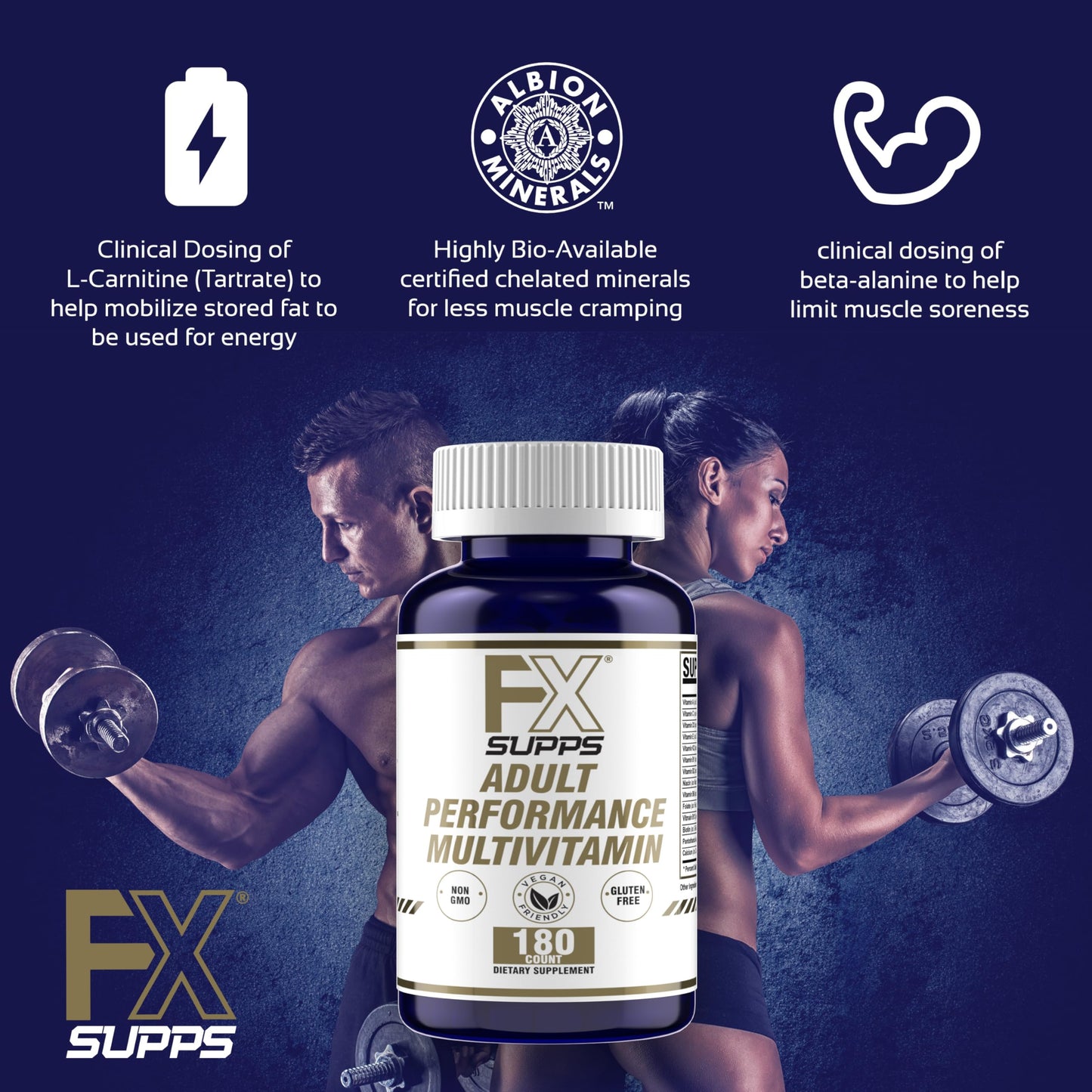 Dosis clínica del multivitamínico FXSUPPS