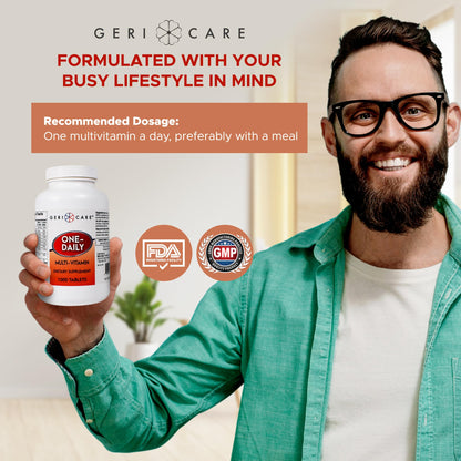 Se recomienda una dosis diaria adecuada de multivitamínico Gericare.