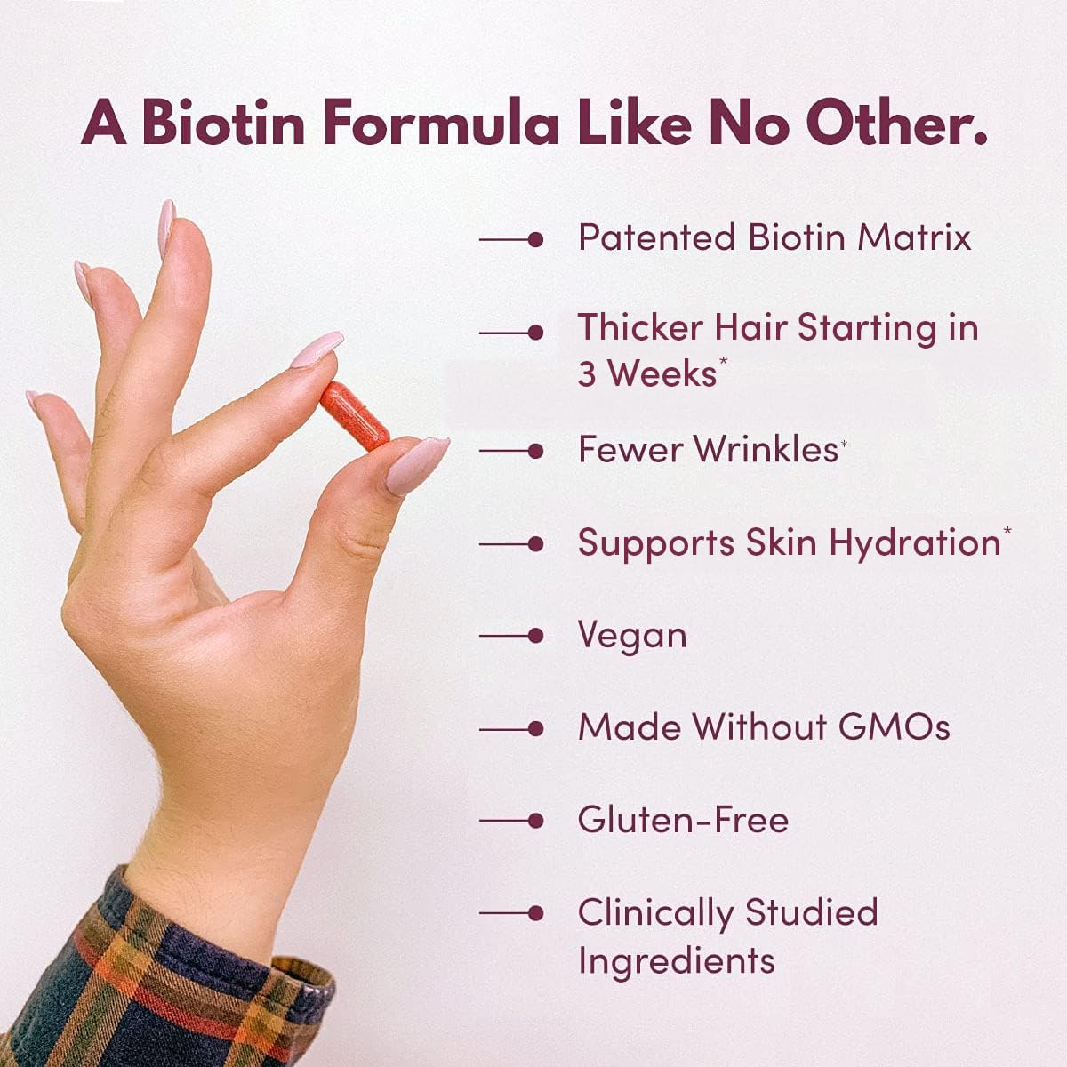 Dosis de MyBiotin ProClinical con matriz MB40X