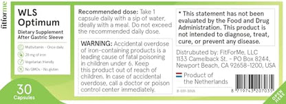 Dosis recomendada para el suplemento WLS