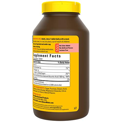 Dosis-vitamina-c-nature-made-150-tabletas-masticables