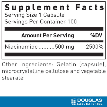Douglas Laboratories cápsulas vitamina b3 apoyo cardiovascular