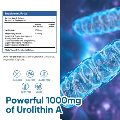 DQQI urolithin a caja suplemento antioxidante