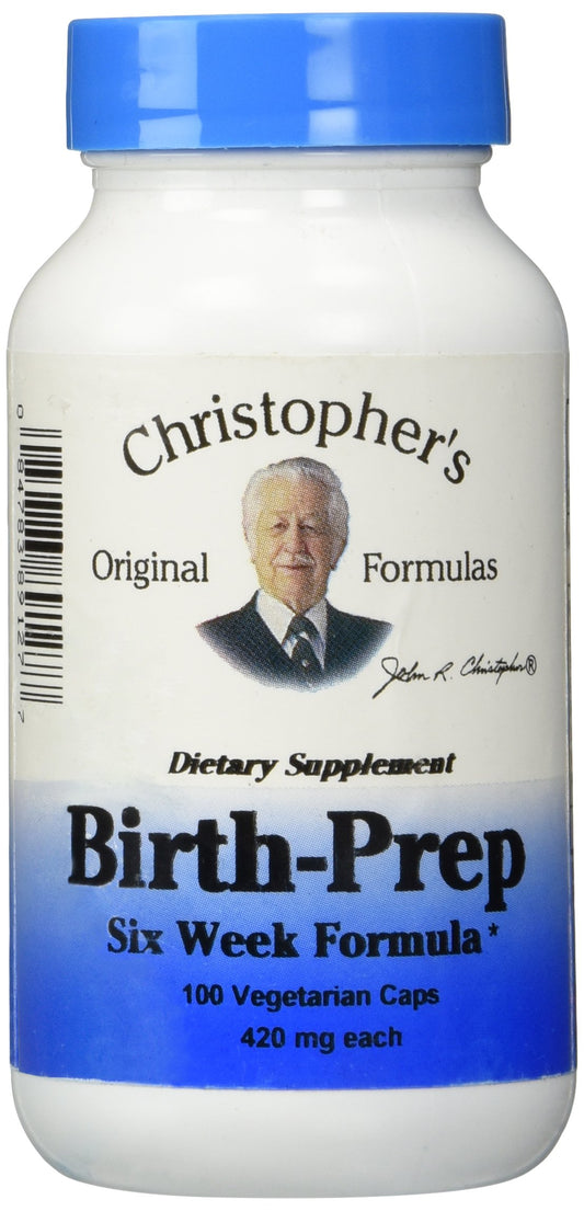 Dr. Christopher's cápsulas vegetarianas Birth Prep para parto
