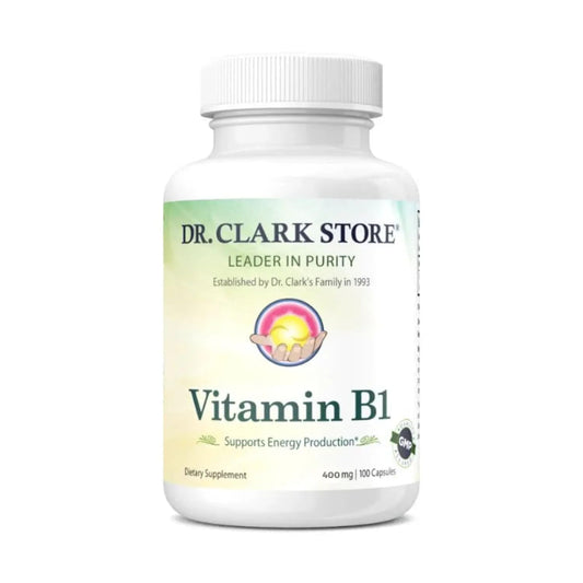 Dr Clark vitamina b1 tiamina 500mg cápsulas para energía y nervios