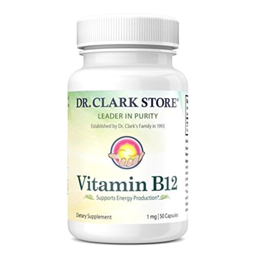 Dr Clark vitamina b12 suplemento 1mg 50 cápsulas gelatina