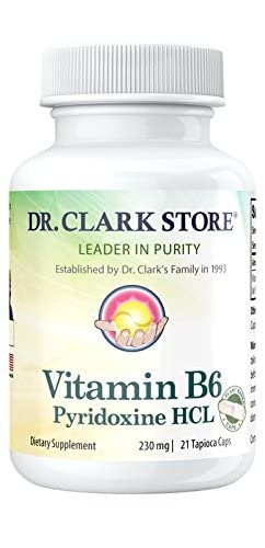 Dr Clark vitamina B6 230 mg 21 cápsulas tapioca pureza alta