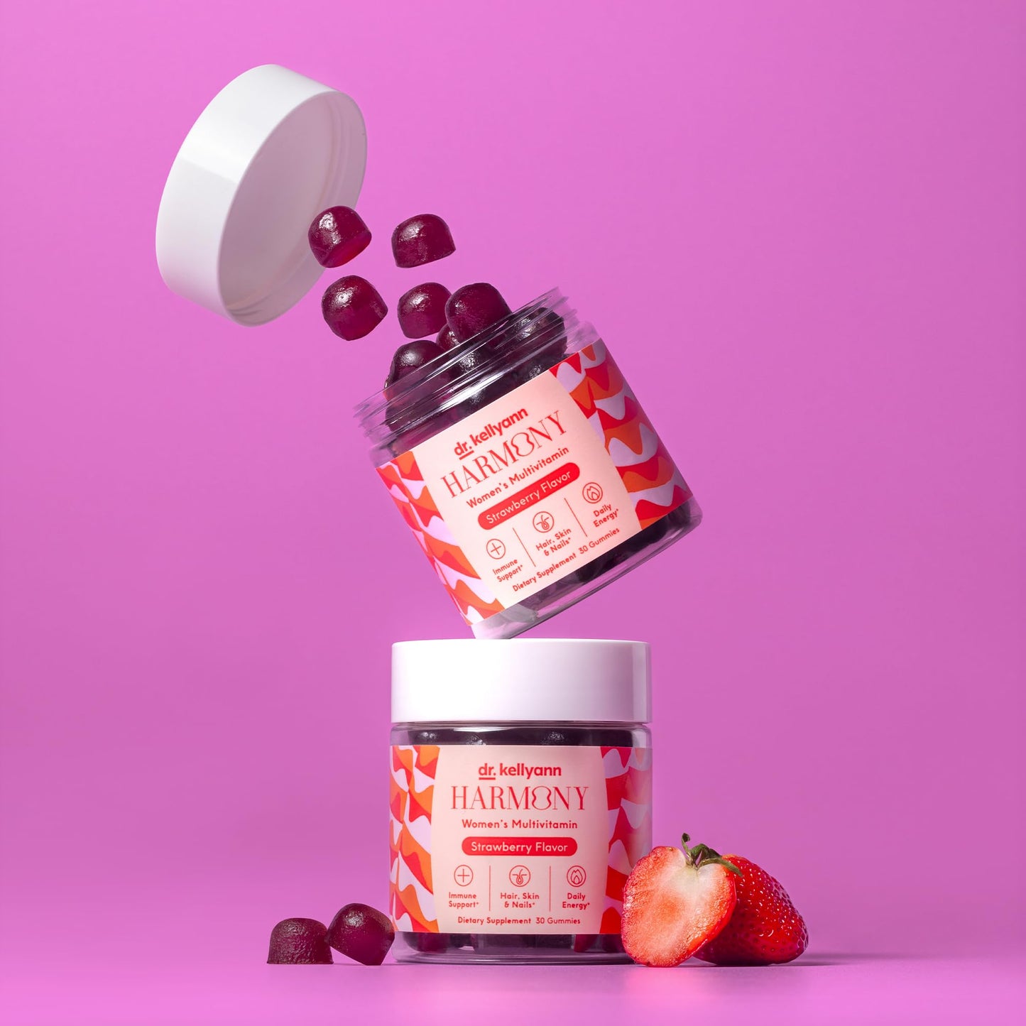 Dr. Kellyann gomitas sin OGM, energizantes y saludables