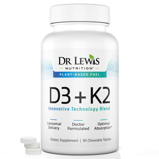 Dr Lewis Nutrition vitamina d3 k2 liposomal 90 tabletas masticables