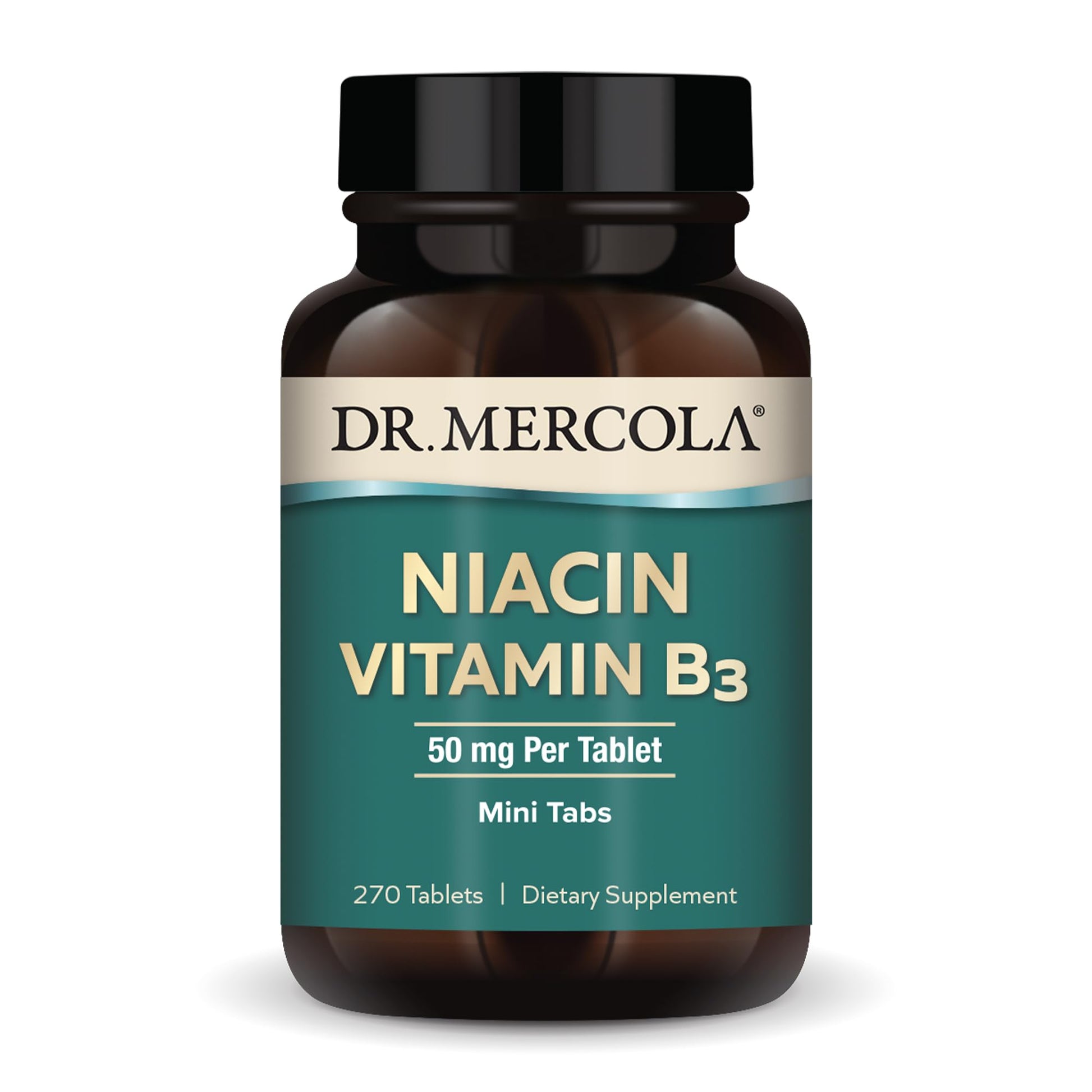 Dr Mercola niacina vitamina b3 270 tabletas frasco