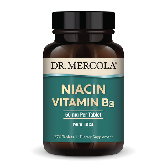 Dr Mercola niacina vitamina b3 270 tabletas frasco