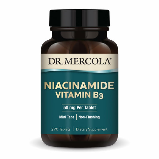 Dr Mercola Niacinamida Vitamina B3 suplemento 270 tabletas