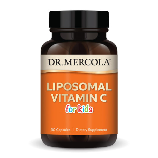 frasco Dr. Mercola vitamina c liposomal para niños