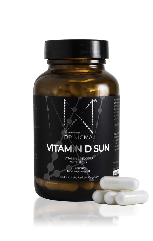DR. NIGMA Vitamina D cápsulas vegetales paquete frontal