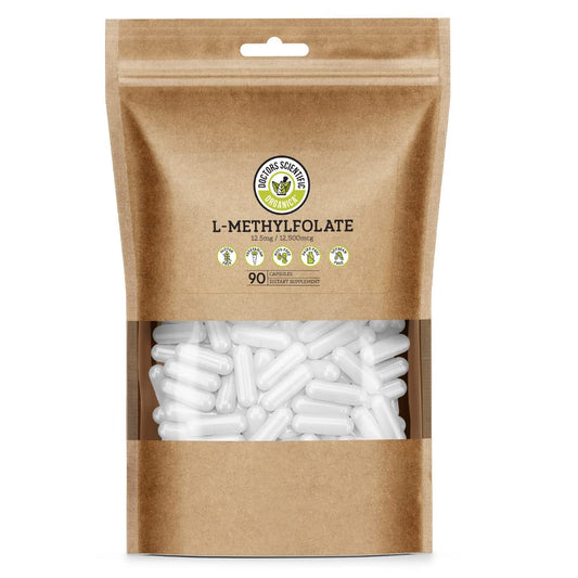 DSO L Metilfolato 12.5mg frasco frontal 90 capsulas veganas