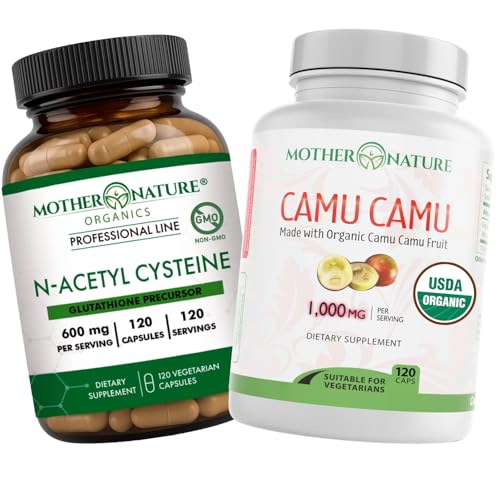 Botella dúo antioxidante NAC y vitamina C Camu Camu