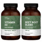 Earth Harmony cápsulas vitamina D3 y polvo de remolacha vegano