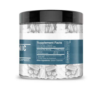 Earthborn Elements vitamina b1 b5 cápsulas pureza