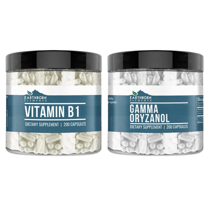 Earthborn Elements suplemento vitamina b1 gamma oryzanol frasco