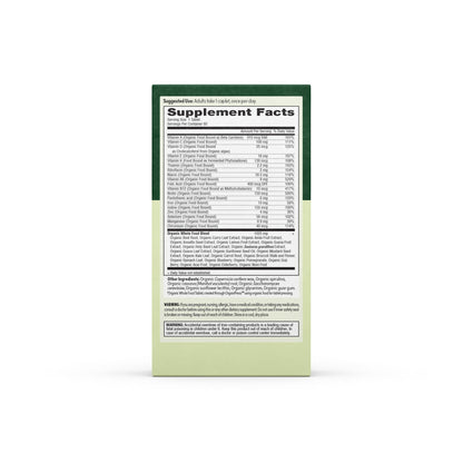 EarthFirst Multivitamínico Orgánico - Promesa de calidad
