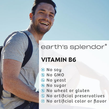 Earth's Splendor suplemento caja con tabletas energía y metabolismo