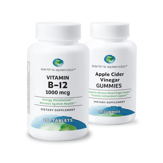 Earth's Splendor vitaminas energía y bienestar caja frontal