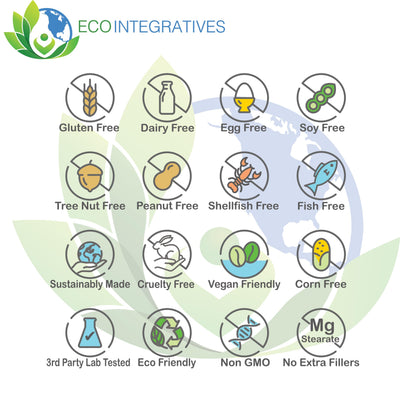 EcoIntegratives suplemento vitamina b complejo para metabolismo y anti envejecimiento