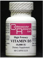 Ecological Formulas Vitamina D3 10,000 IU botella 60 cápsulas
