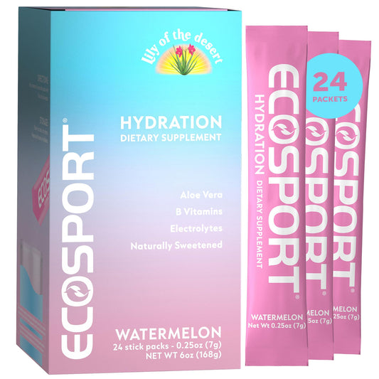 EcoSport hidratación polvo sabor sandía 24 sobres caja