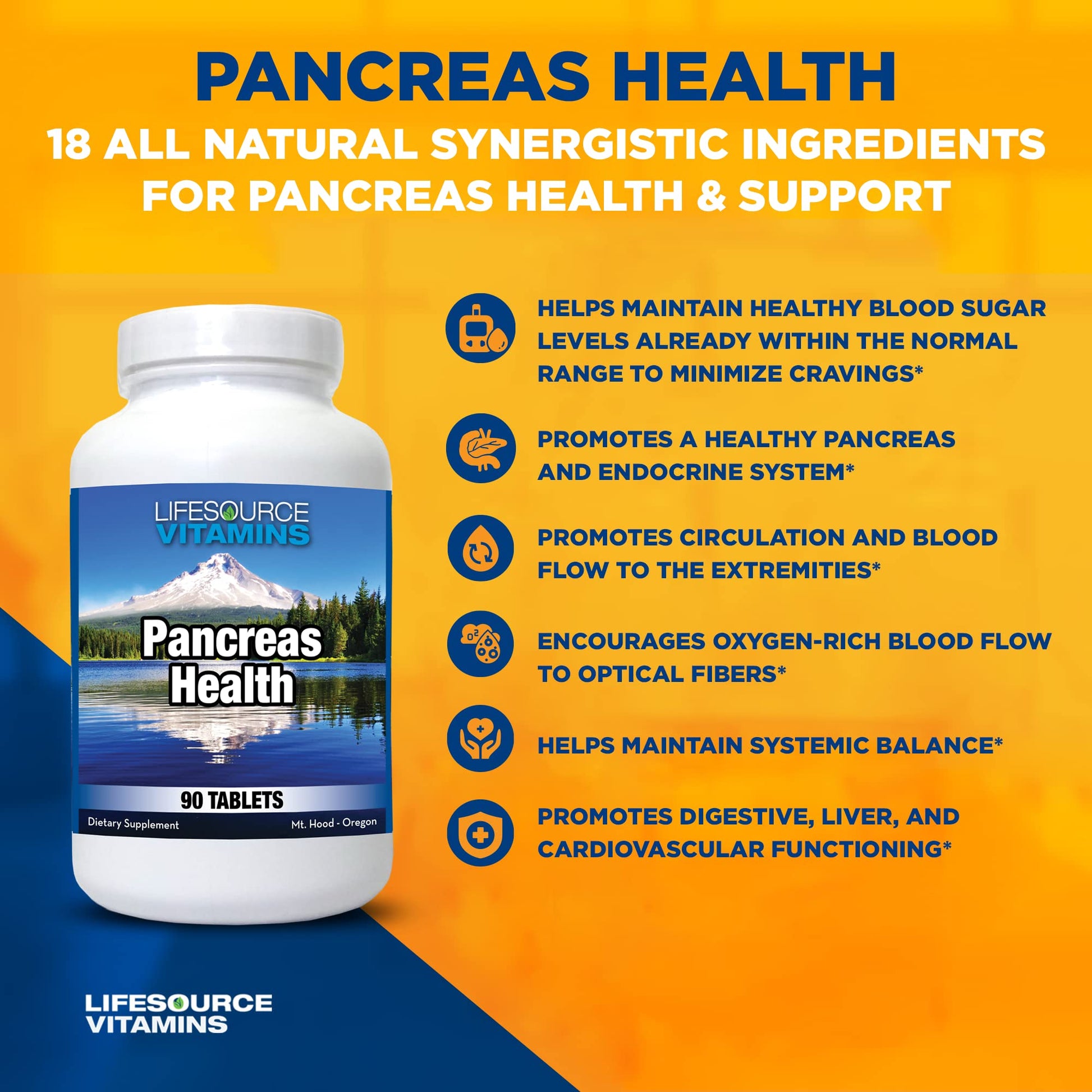 Eficacia del suplemento LifeSource Pancreas Health