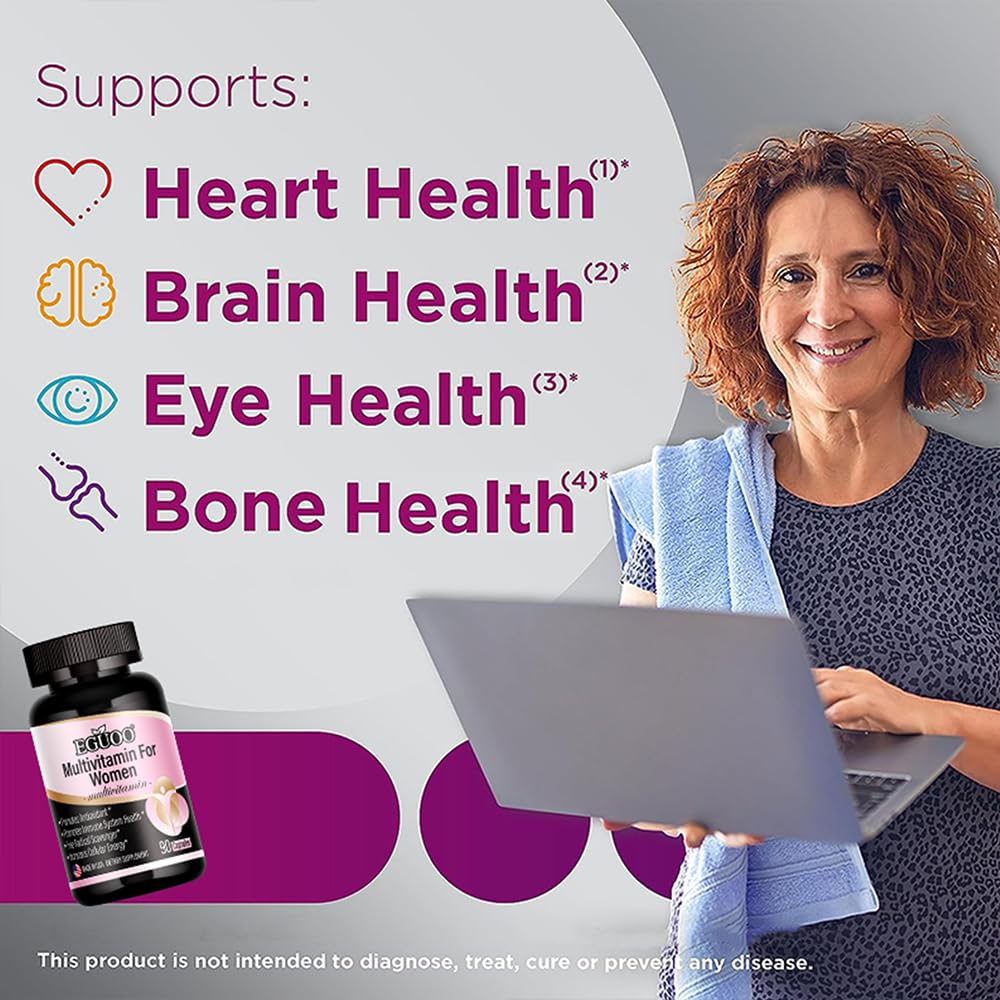 Multivitaminas EGUOO apoyo salud corazón cerebro