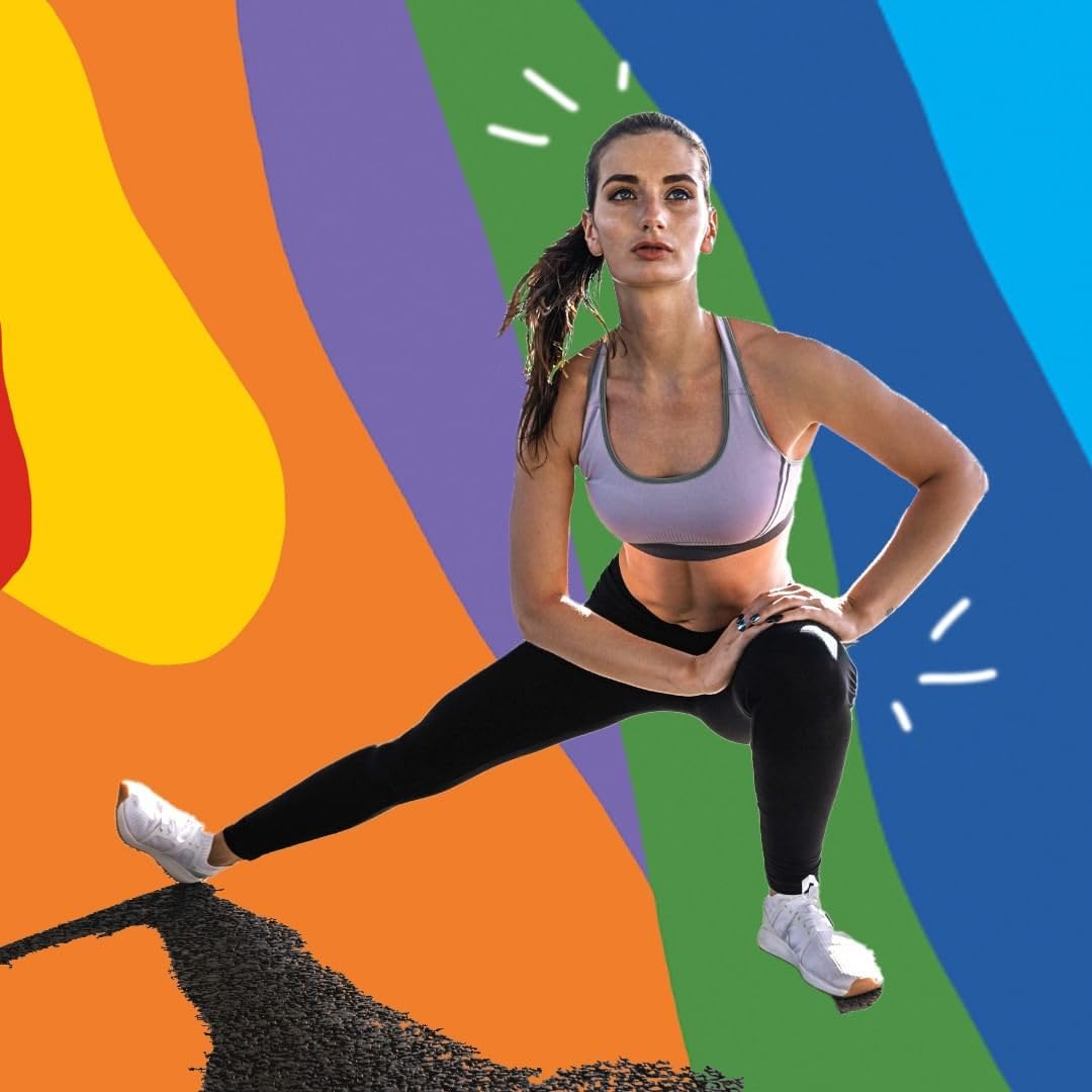 Ejercicio con parches NAD Plus para energía