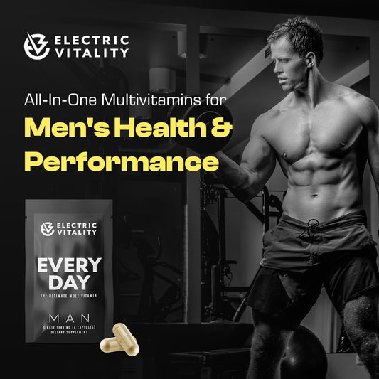 Electric Vitality multivitaminas para rendimiento masculino